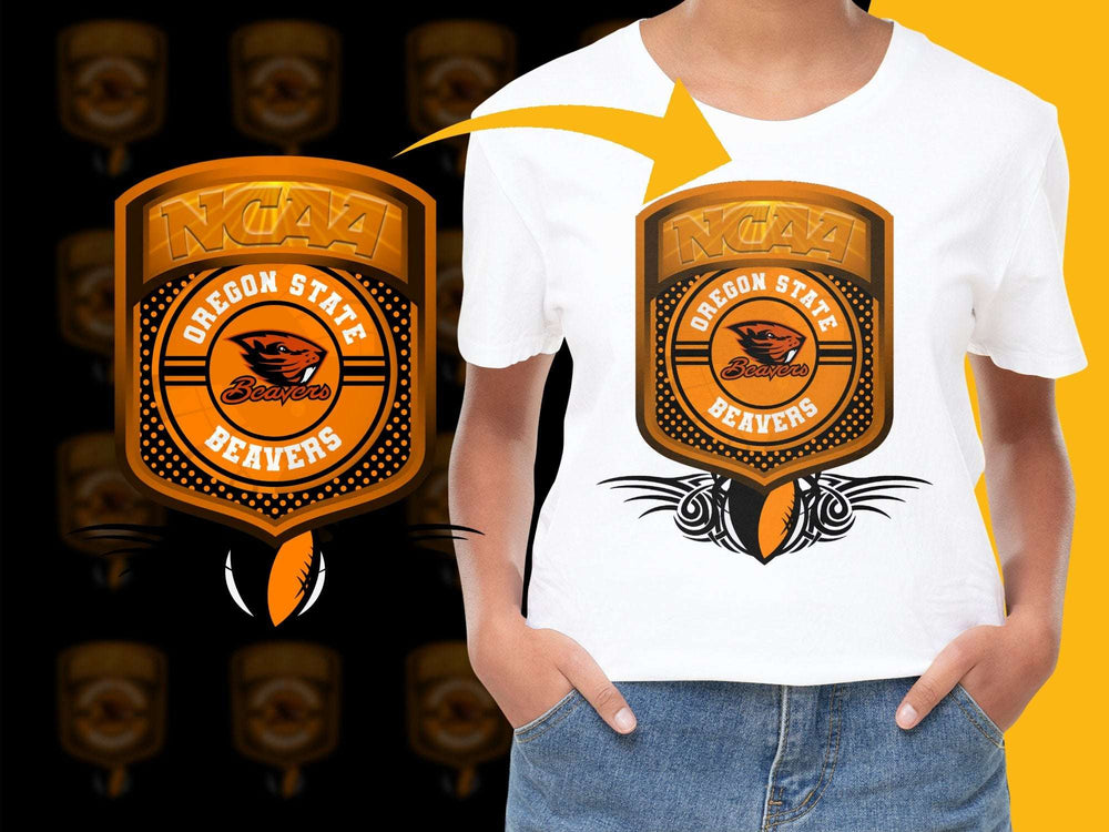 NCAA Oregon State Beavers Logo T-Shirt, College Sports Team Fan Apparel, Graphic Tee for Tailgating and Game Day