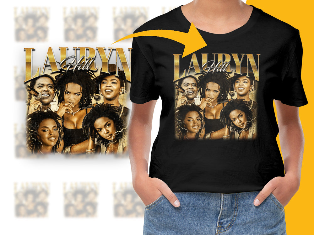 Vintage Lauryn Hill T-Shirt, Classic 90s Hip Hop Music Tee, Retro RandB Artist Graphic Shirt, Unisex Fashion Top