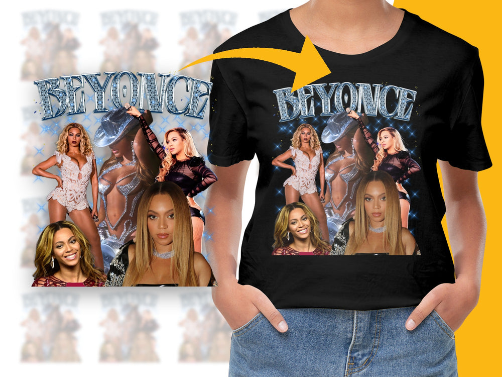Beyonce Graphic T-Shirt, Pop Star Fan Tee, Music Legend Concert Shirt, Women's Fashion Top, Stylish Casual Outfit