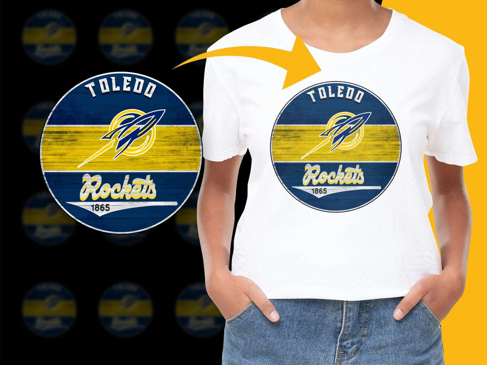Toledo Rockets T-Shirt, Vintage Logo, College Team Apparel, Sports Fan Gift, School Spirit Wear, Casual Cotton Top, 1865 Graphic Tee