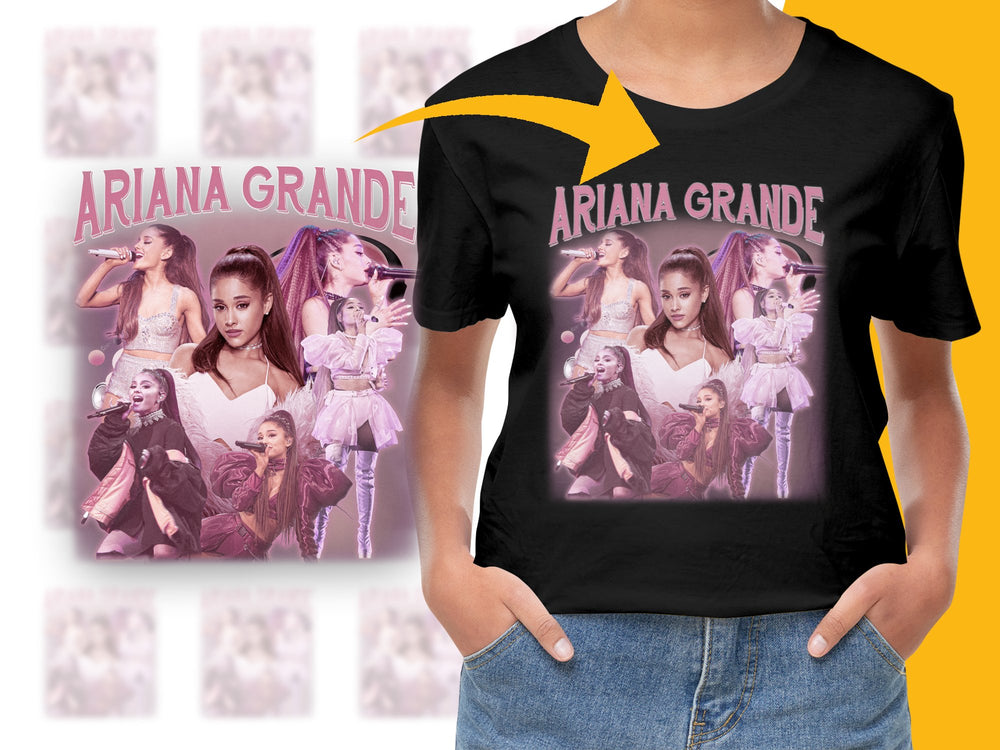 Ariana Grande Fan T-Shirt, Pop Star Concert Tee, Music Artist Tribute Shirt, Gift for Music Lovers