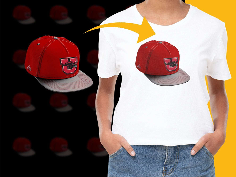 Red Baseball Cap Adjustable Snapback Hat, Unisex Sports Cap, Trendy Summer Accessory, Outdoor Headwear