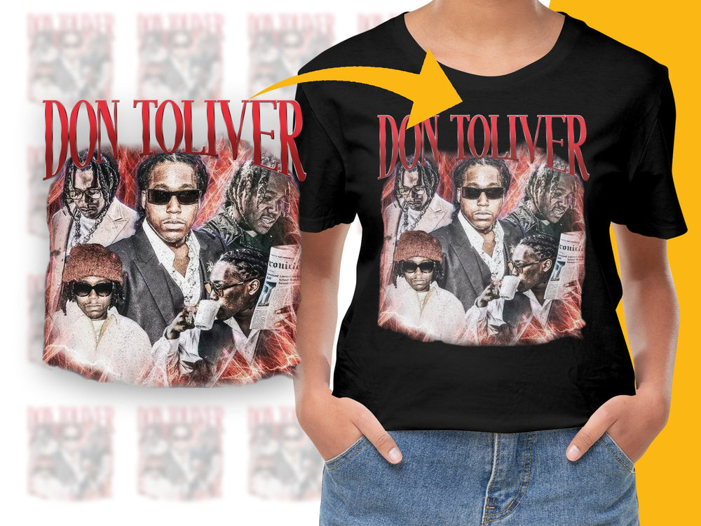 Don Toliver Graphic T-Shirt, Vintage Inspired Rap Tee, Music Fan Merch, Hip Hop Streetwear, Unisex Cotton Shirt