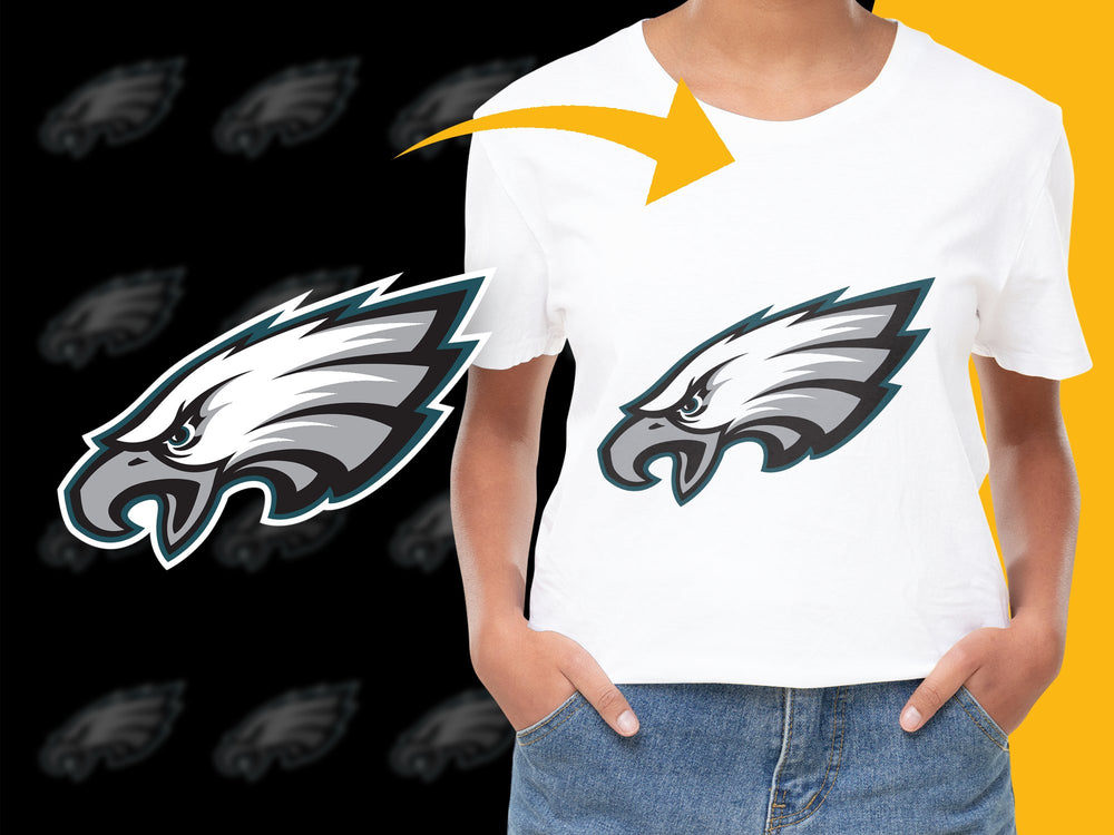 Graphic Eagle T-Shirt, Bold White Tee with Eagle Design, Unisex Adult Clothing, Casual Sporty Shirt