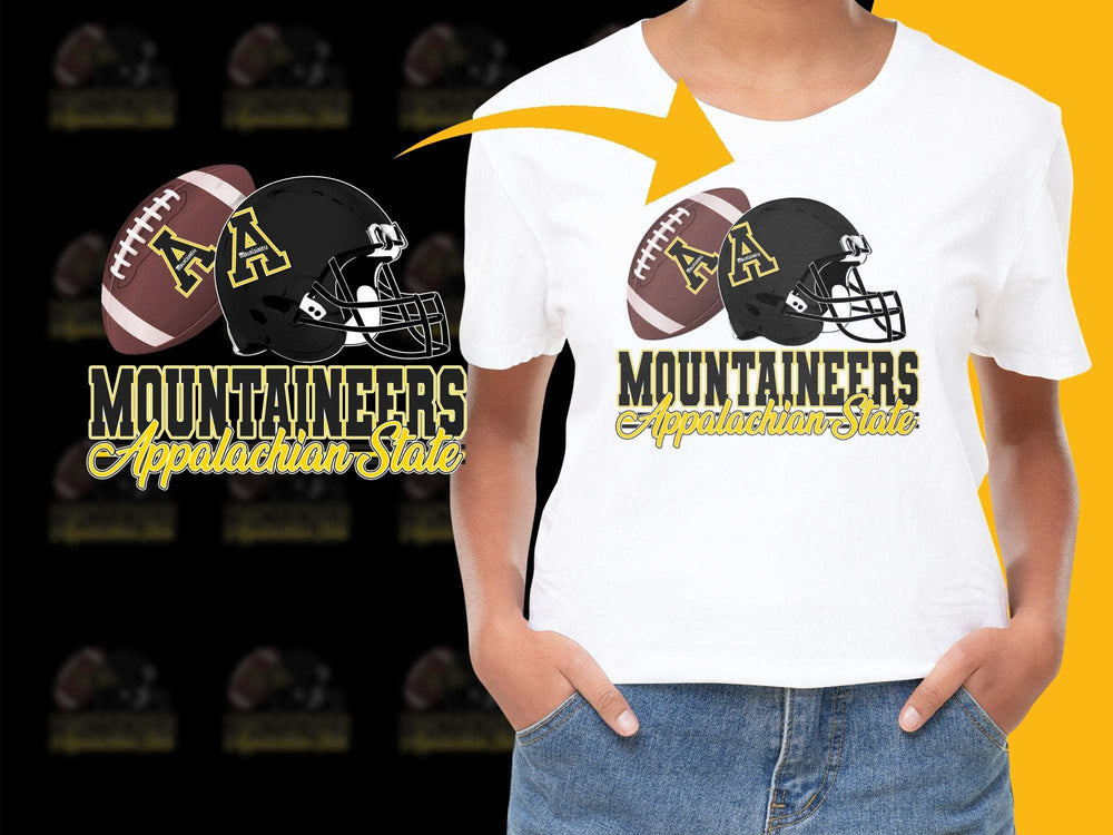 Appalachian State Mountaineers Football T-Shirt, Sports Fan Tee, College Team Apparel, Graphic Tee