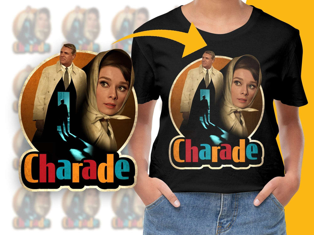 Vintage Charade Movie T-Shirt, Retro Film Graphic Tee, Classic Cinema Apparel, Unisex Fashion