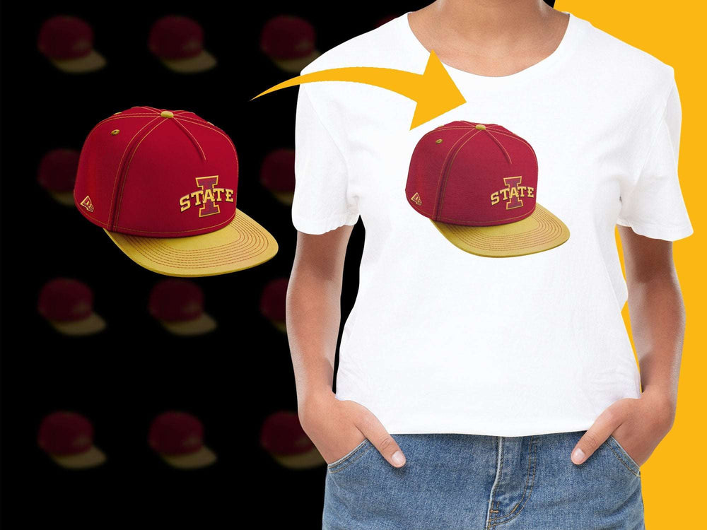 Trendy Red and Yellow Baseball Cap, Vintage Style Snapback, Adjustable Unisex Hat