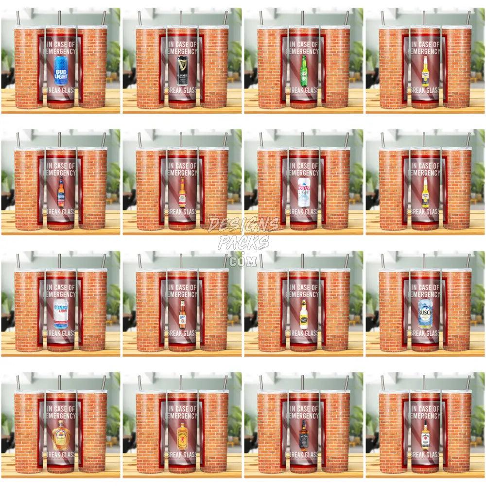 34 Break Glass Drinks Tumbler Wrap Bundle Jpg