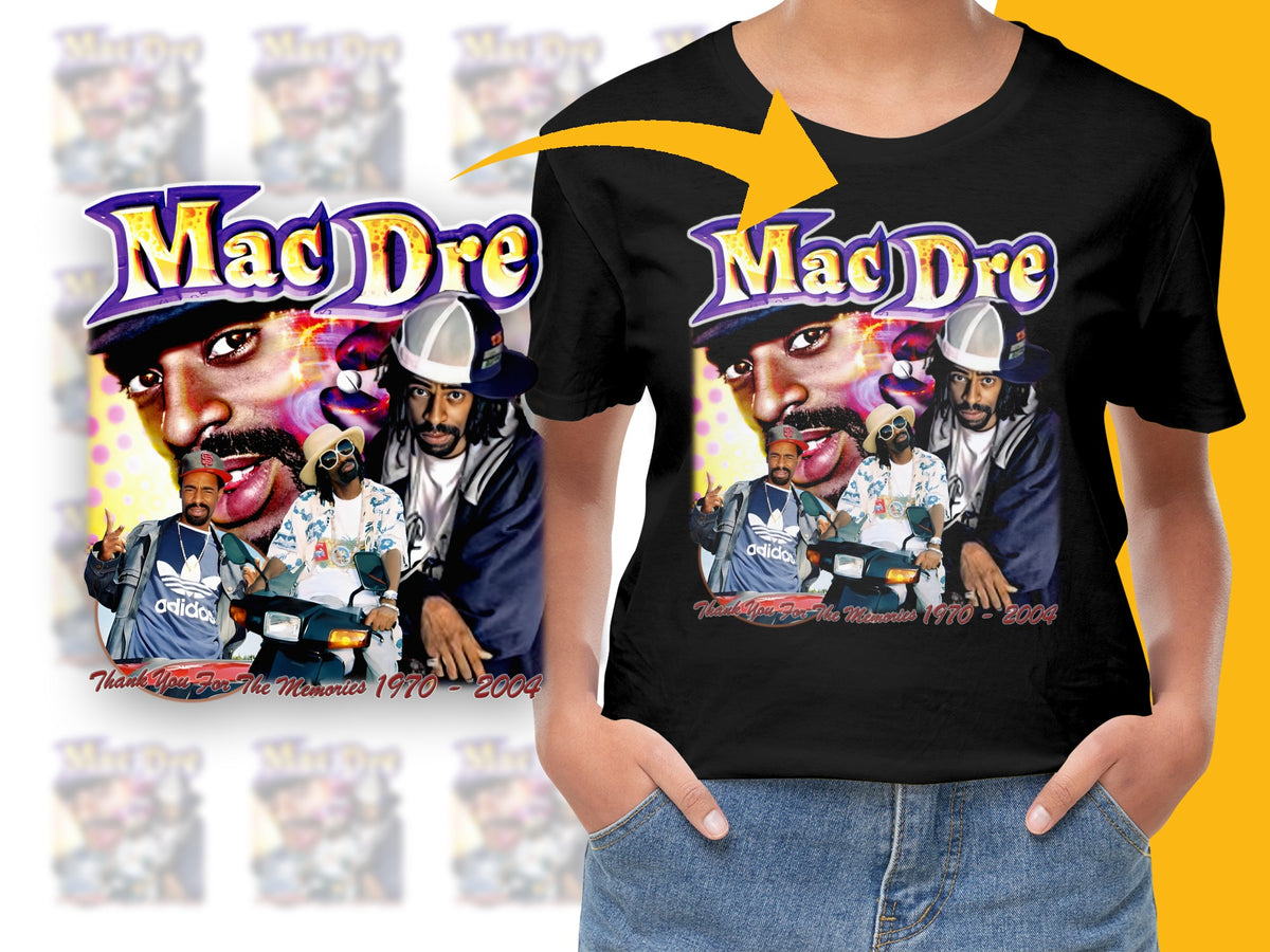 Mac Dre Tribute T-Shirt, Vintage Hip Hop Tee, 1990s Rap Legend, Graphic Print Shirt, Music Memorabilia, Gift for Music Lovers