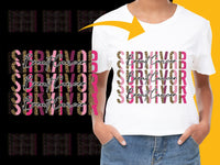 Load image into Gallery viewer, Breast Cancer Awareness T-Shirt, Pink Ribbon Graphic Tee, Support Cause Fashion Top
