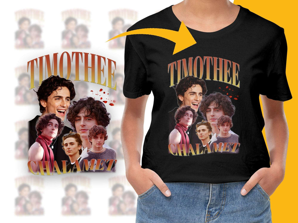 Timothee Chalamet Fan T-Shirt, Celebrity Graphic Tee, Unisex Movie Star Shirt, Casual Fashion Top