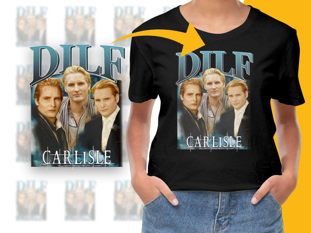 Twilight Saga Carlisle Cullen Graphic T-Shirt, Movie Fan Tee, Novelty Gift, Unisex Apparel