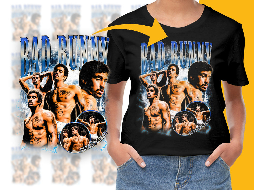 Bad Bunny Graphic T-Shirt, Unisex Concert Tee, Urban Pop Culture Apparel, Music Fan Gift Idea