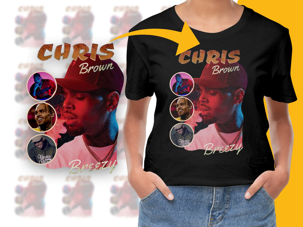 Chris Brown Fan T-Shirt, Breezy Graphic Tee, Unisex Music Artist Inspired Shirt