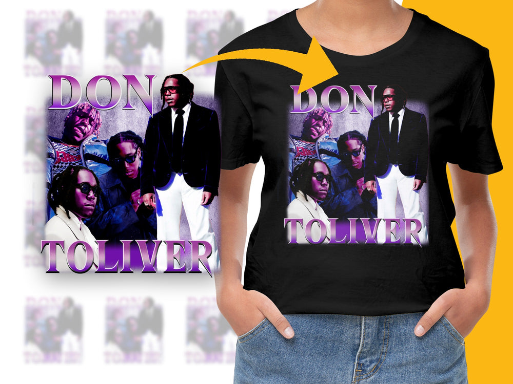 Don Toliver Graphic T-Shirt, Hip Hop Artist Inspired Tee, Urban Music Fashion, Men's and Women's Black Shirt
