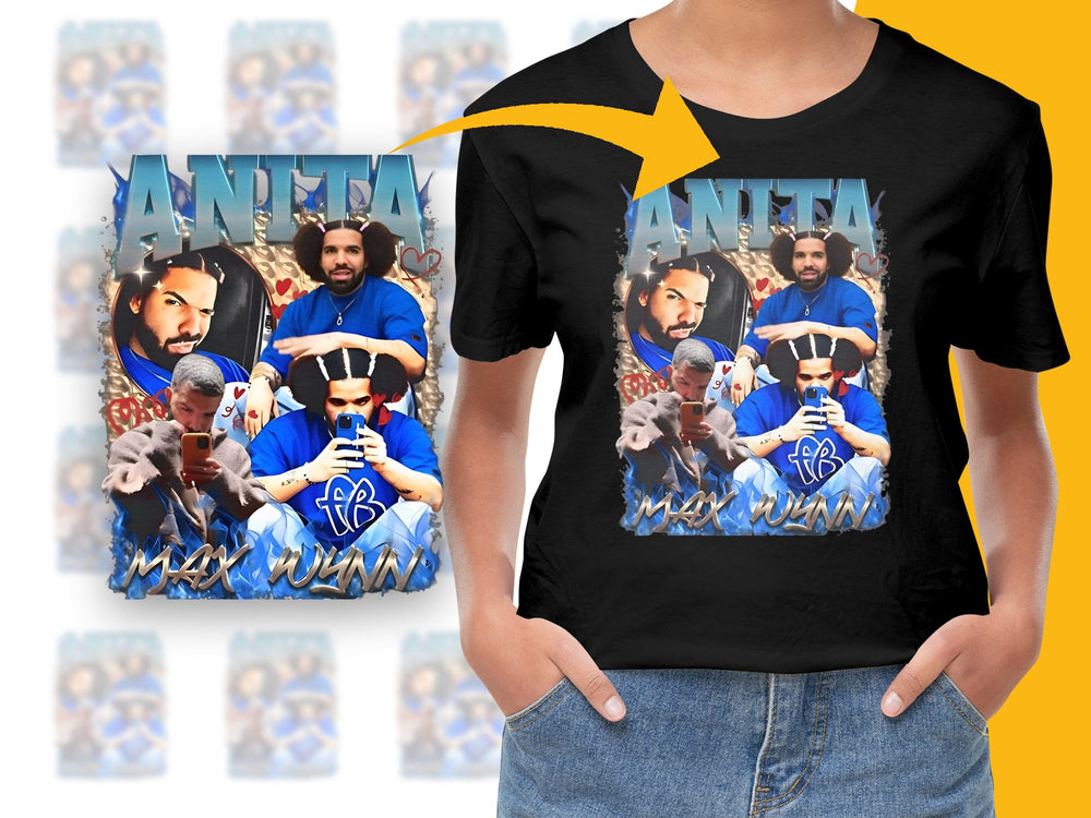 Custom Fan T-Shirt, Personalized Group Photo Graphic Tee, Unisex Adult Sizes, Unique Gift Idea