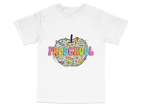Load image into Gallery viewer, Preschool Kids T-Shirt Colorful School Supplies Art Graphic Tee for Children Comfortable Back to School Outfit