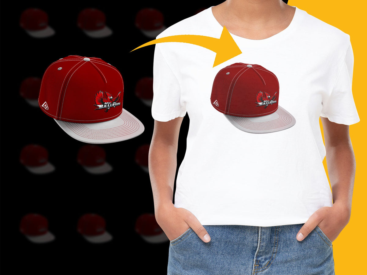 Trendy Red Dragon Baseball Cap, Youth Casual Adjustable Snapback Hat, Cool Graphic Design