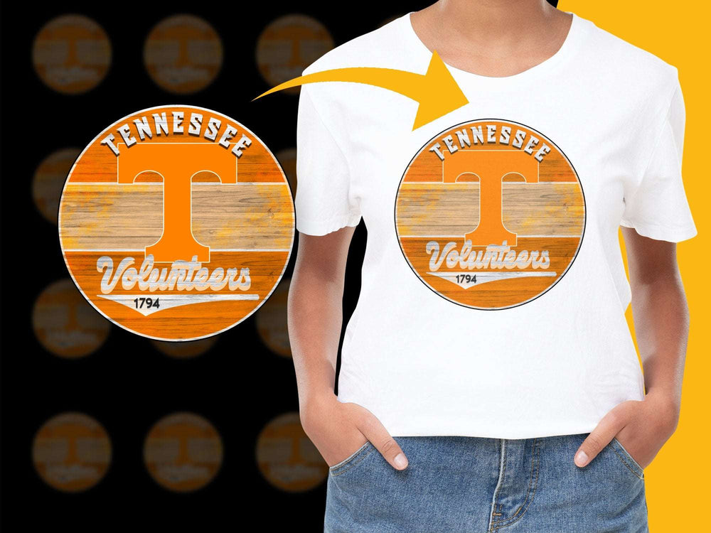 Tennessee Volunteers T-Shirt 1794, Retro Orange Logo, Vintage Style College Apparel, Sports Fan Gift