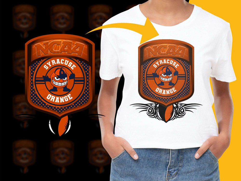 Syracuse Orange NCAA Logo T-Shirt, College Sports Fan Apparel, Unisex Cotton Tee