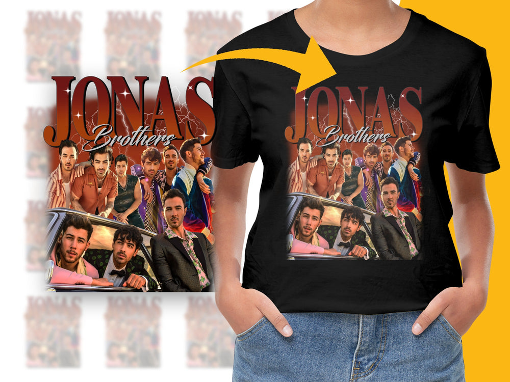 Jonas Brothers Band T-Shirt, Vintage Style Graphic Tee, Pop Music Fan Apparel, Gift Idea