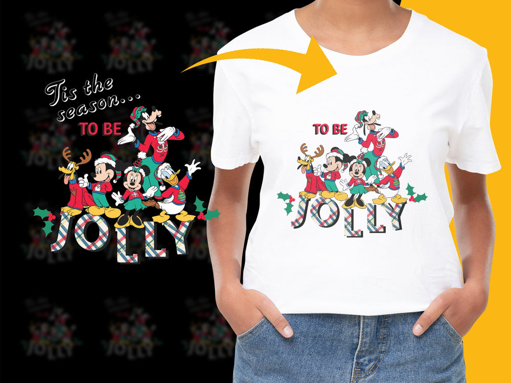 Disney Christmas T-Shirt, Mickey and Friends Holiday Season Tee, Festive Family Apparel, Gift Idea