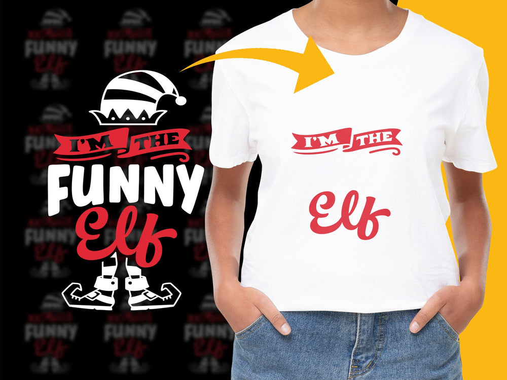 Funny Elf Christmas T-Shirt, Holiday Humor Tee, Unisex Xmas Gift, Festive Season Apparel