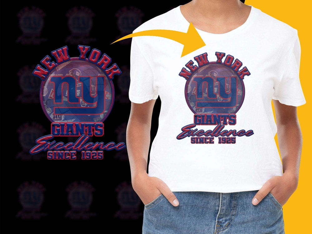 New York Giants Vintage T-Shirt, Excellence Since 1925 Logo, Retro Sports Tee, Unisex Fashion Top