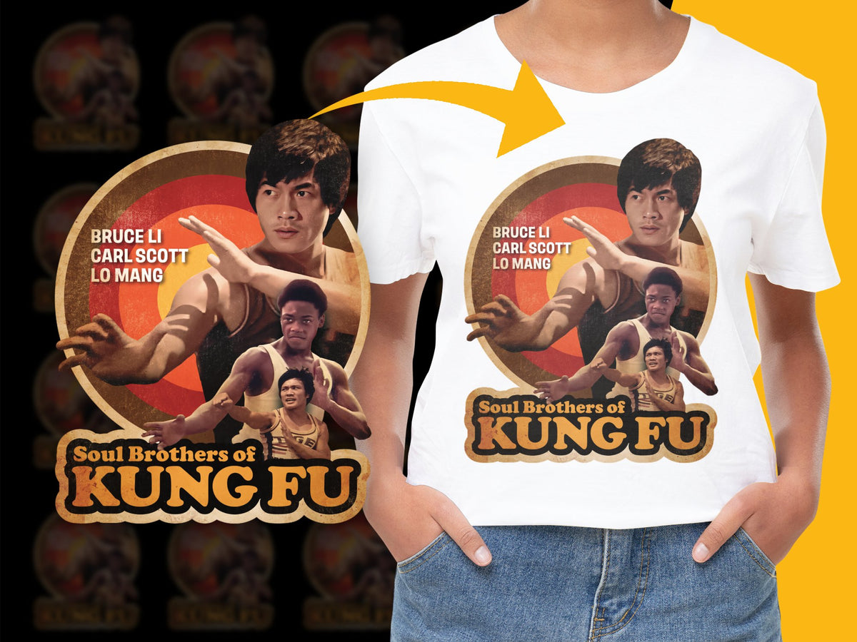Vintage Bruce Li Kung Fu Movie T-Shirt, Retro Martial Arts Film Tee, Collector's Item, Classic Cinema Apparel