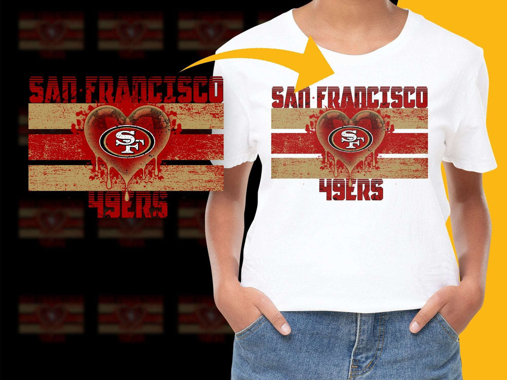 San Francisco 49ers T-Shirt Vintage Logo Design, Retro Style Sports Tee, Unisex Fashion Top