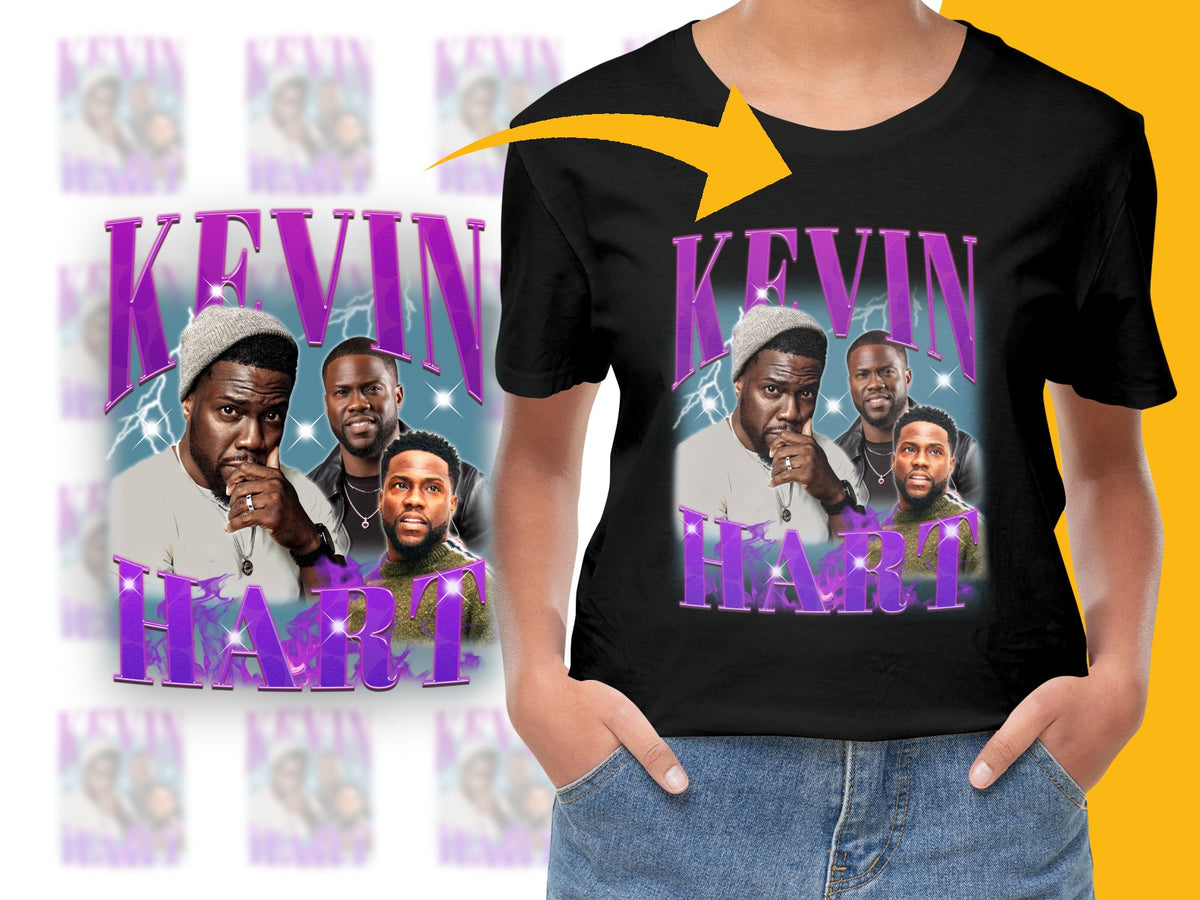 Kevin Hart Graphic T-Shirt, Funny Comedian Fan Tee, Unisex Pop Culture Casual Top, Gift for Him or Her