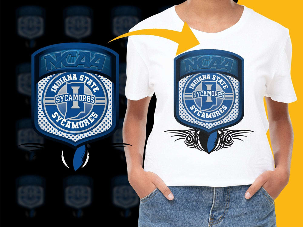 Indiana State Sycamores NCAA Logo T-Shirt, College Sports Fan Apparel, Unisex Graphic Tee