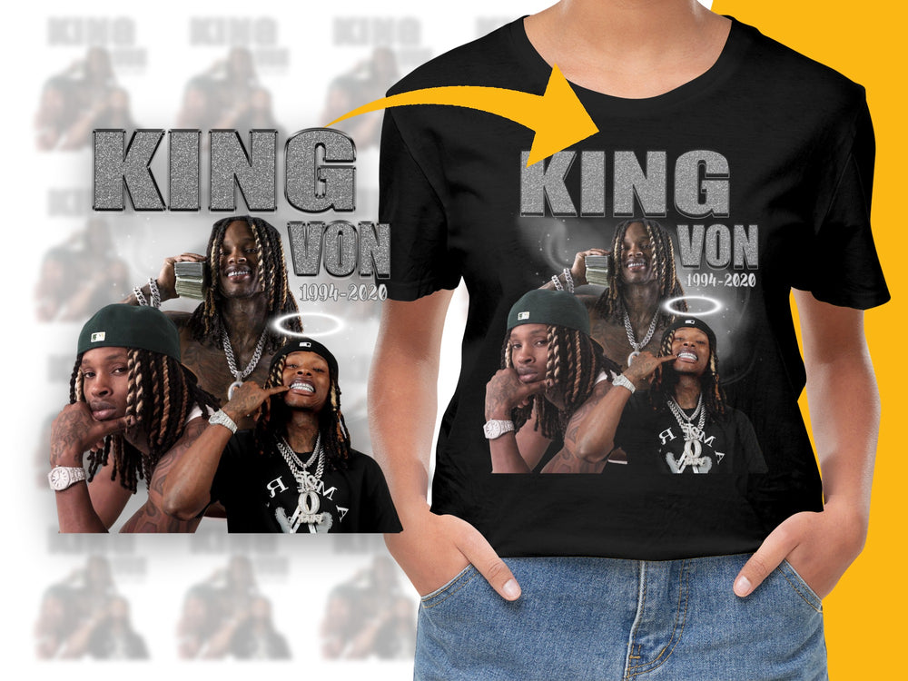 King Von Tribute T-Shirt, Hip Hop Artist Graphic Tee, Unisex Music Fan Apparel, 1994-2020 Memorabilia