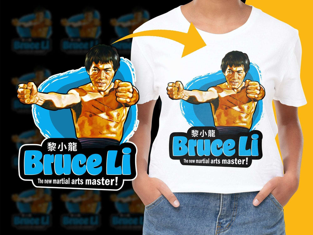 Bruce Lee Graphic T-Shirt, Vintage Martial Arts Master Tee, Retro Fighter Shirt, Movie Fan Apparel, Gift for Bruce Lee Fans
