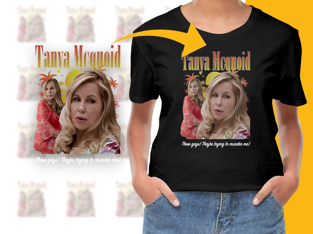 Tawny McQuoid T-Shirt, Iconic TV Show Quote, Custom Graphic Tee, Retro Style, Bold Print Top, Vintage-Inspired, Casual Streetwear, Unisex.