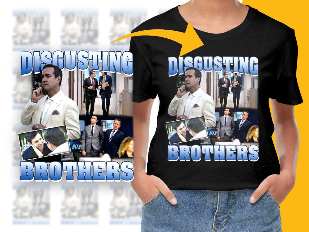 Disgusting Brothers TV Show Graphic T-Shirt, Vintage Look Tee, Fan Gift Idea, Unisex Fashion Top