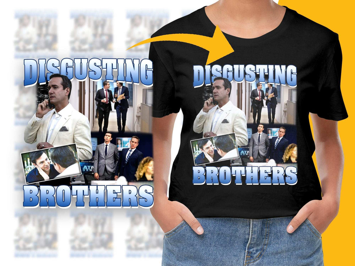 Disgusting Brothers TV Show Graphic T-Shirt, Vintage Look Tee, Fan Gift Idea, Unisex Fashion Top