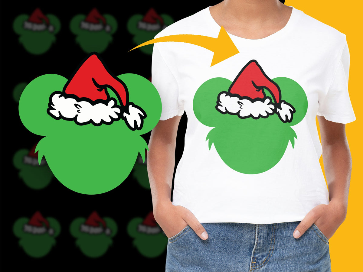 Kids Holiday T-Shirt, Cute Santa Hat Graphic Tee, Festive Christmas Shirt for Children, Unisex Cotton Shirt