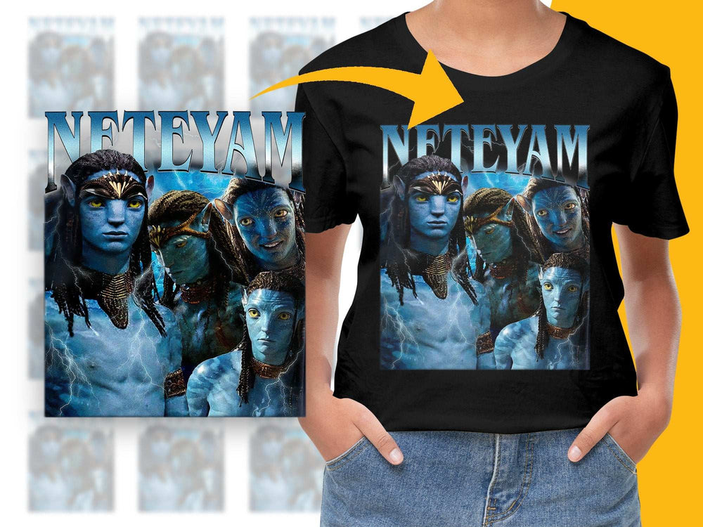 Avatar Inspired Graphic T-Shirt, Unisex Movie Fan Tee, Sci-Fi Fantasy Film Apparel, Gift for Film Enthusiasts