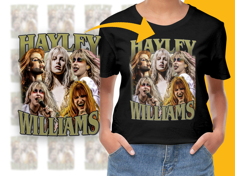 Hayley Williams Graphic T-Shirt, Women's Band Tee, Pop Punk Fashion, Music Fan Apparel, Gift Idea