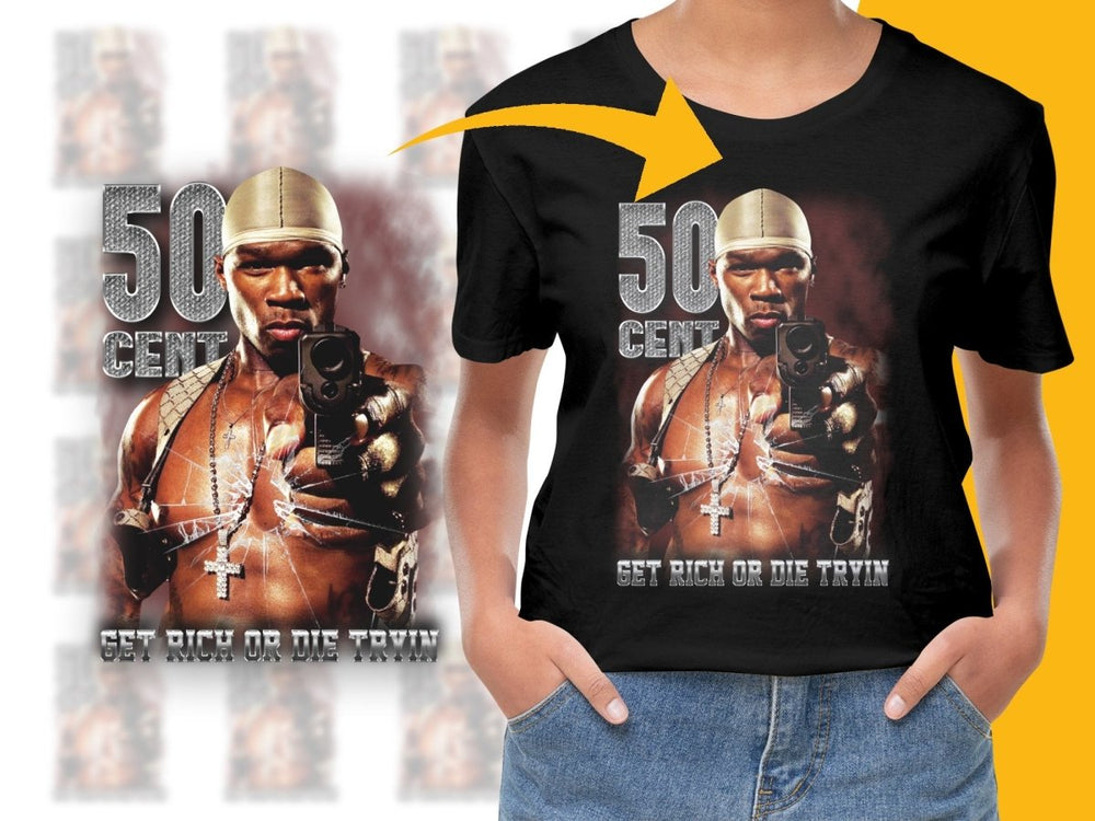 50Cent Get Rich Or Die Tryin PNG File - Teepew