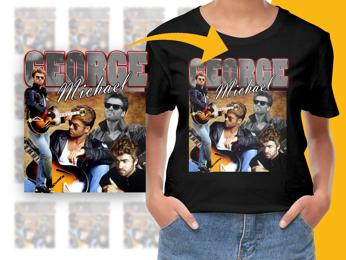 Vintage George Michael Graphic Tee, Retro 80s Pop Icon Band T-Shirt, Unisex Music Fan Apparel