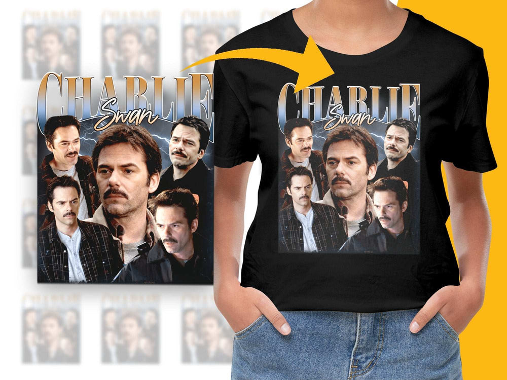 Charlie Swan T-Shirt - Movie Inspired Graphic Tee, Men's and Women's Sizes Available