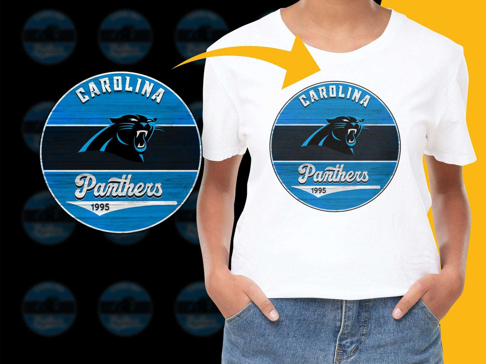 Carolina Panthers 1995 Logo T-Shirt, Vintage Style Sports Tee, Unisex Fashion Top