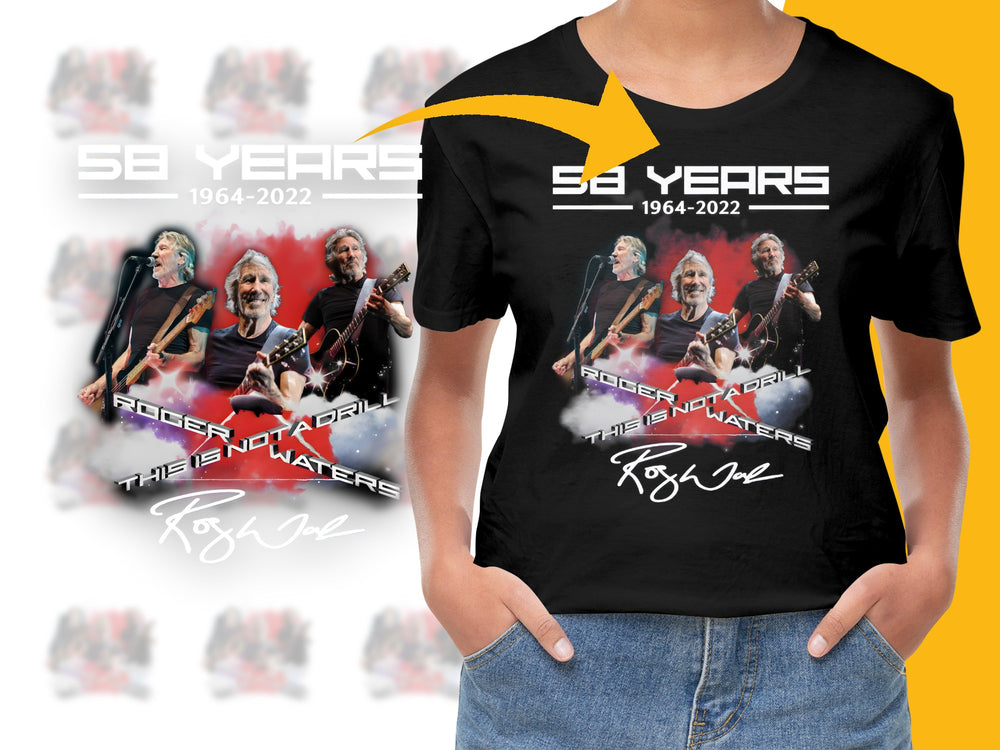 Vintage Band T-Shirt, Classic Rock 1964-2022, Iconic Music Legends Tee, Collector's Edition Black Shirt