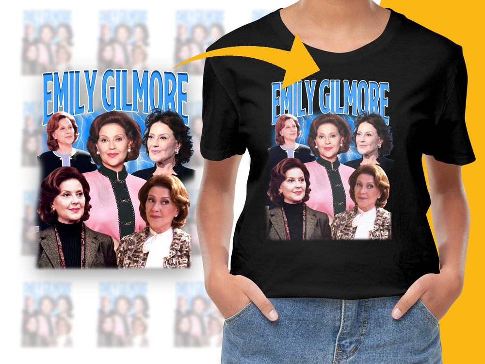 Emily Gilmore Fan T-Shirt, Vintage Style Graphic Tee, Retro TV Show Inspired Apparel