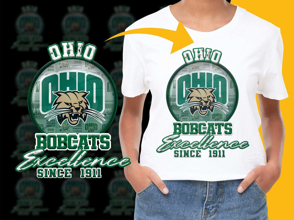 Ohio Bobcats T-Shirt, College Sports Apparel, Excellence Since 1911 Graphic Tee