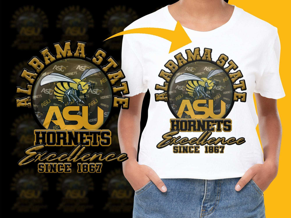 Alabama State University Hornets T-Shirt, ASU Excellence Since 1867 Graphic Tee