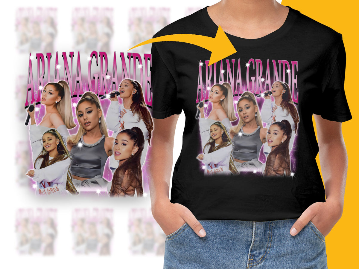 Ariana Grande Inspired Graphic T-Shirt, Pop Music Fan Tee, Concert Outfit, Artist Merchandise, Gift for Fans