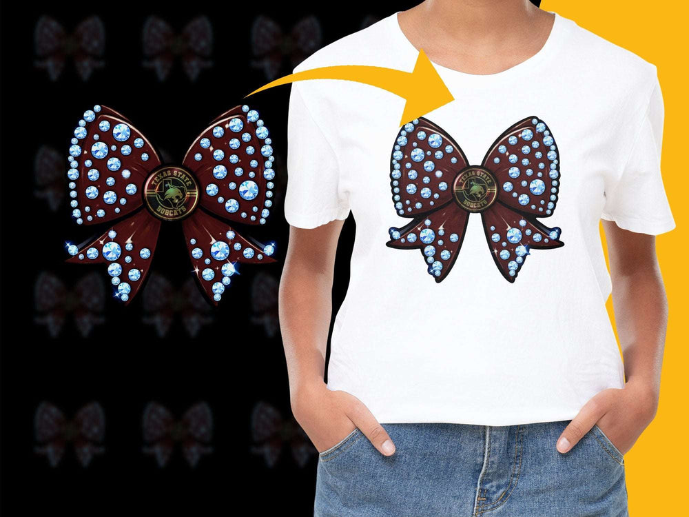 Women's Butterfly Graphic T-Shirt, Elegant Rhinestone Detail, Casual Summer Tee, Unique Fashion Top